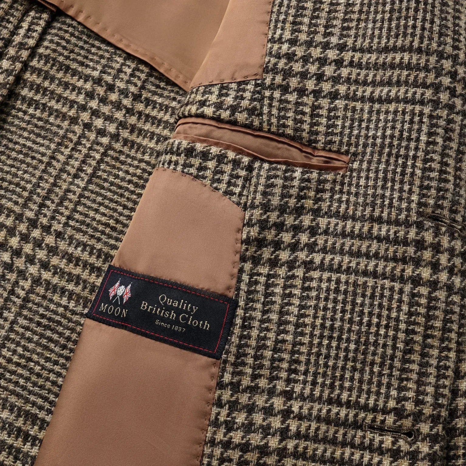 BRITISH WOOL TWEED BLAZER - A.MOON