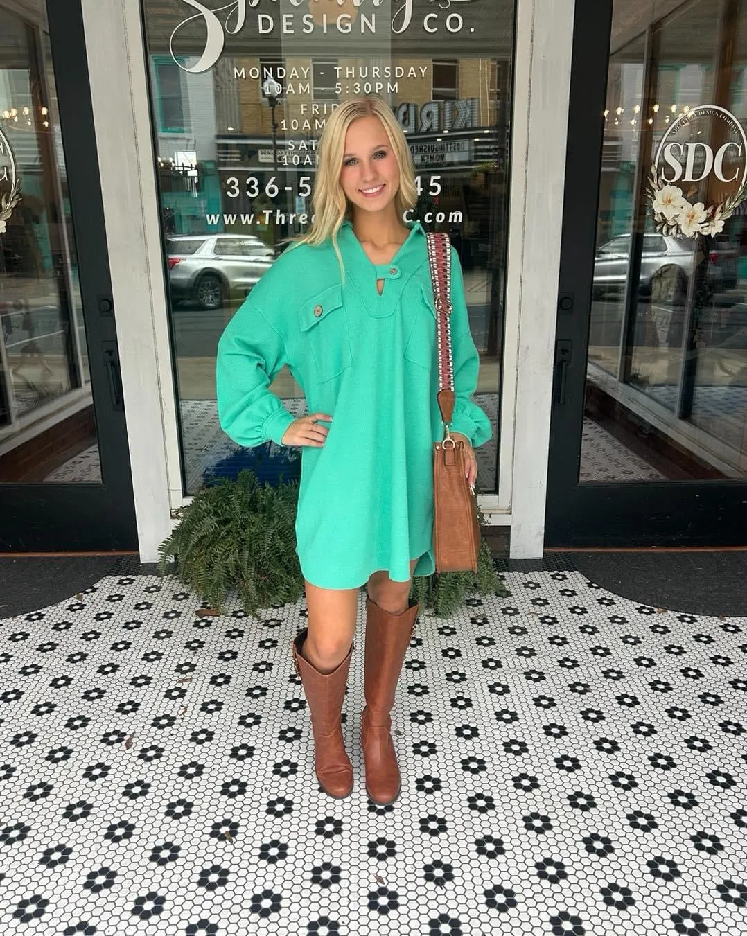 Brooklyn Terry Tunic - Kelly Green