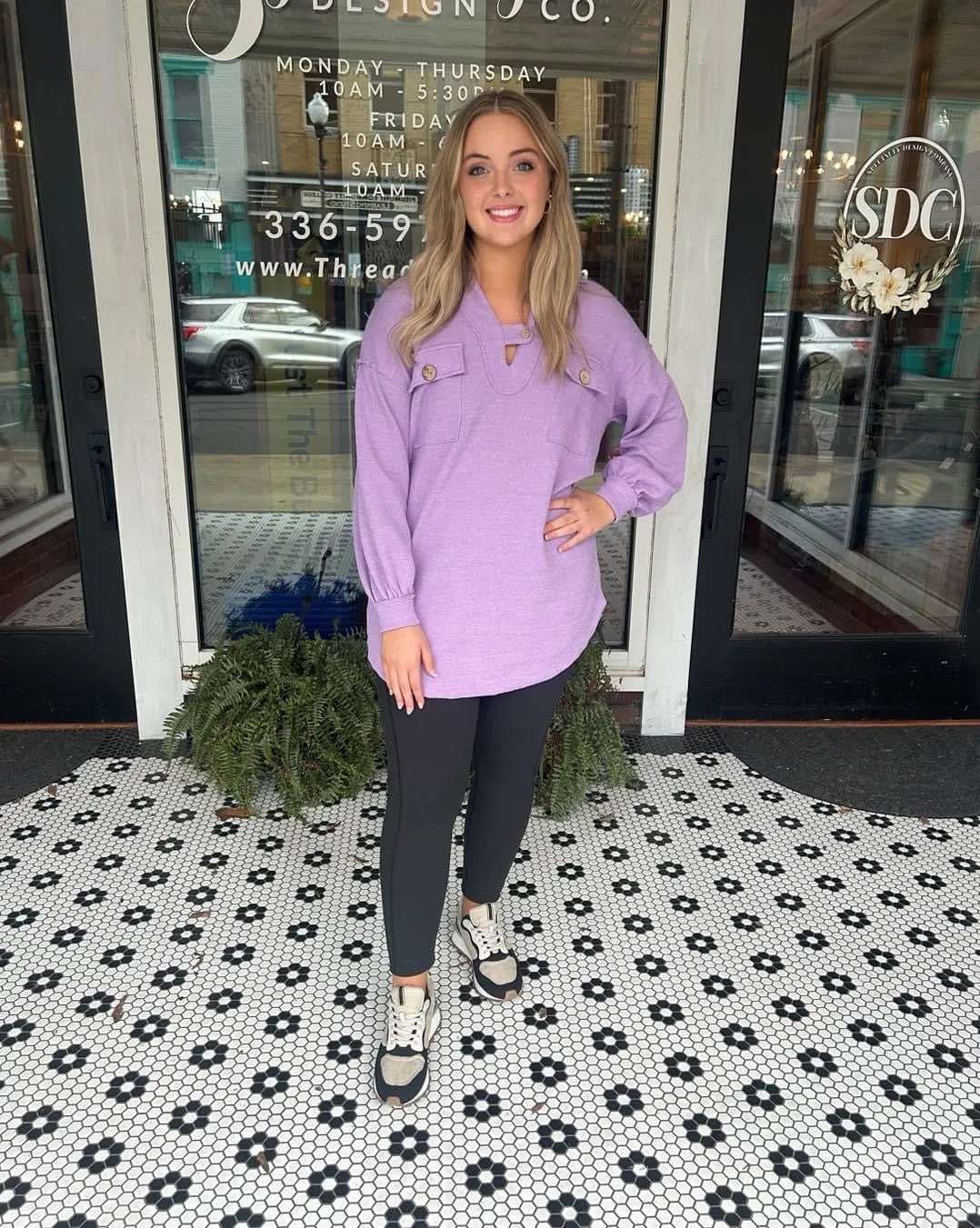 Brooklyn Terry Tunic - Purple