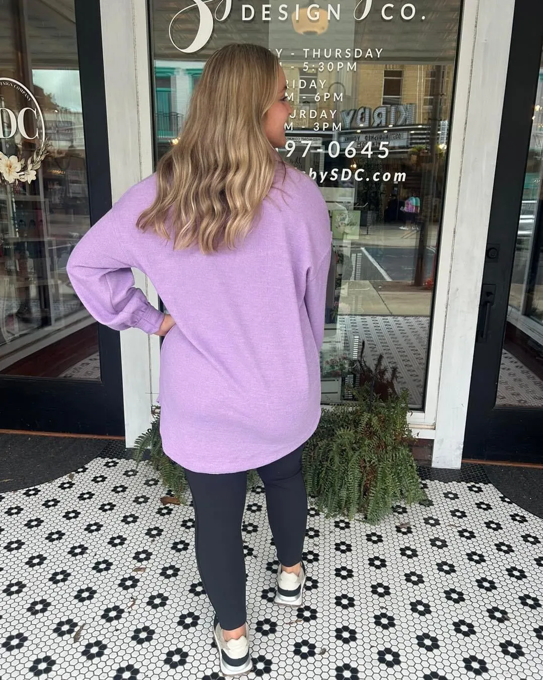 Brooklyn Terry Tunic - Purple