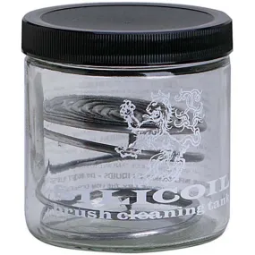 Brush Cleaning Tank Jar 12oz