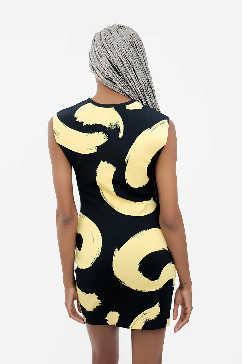 BRUSHSTROKE DRESS