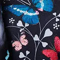 Butterfly Print Diamante Detail Tunic