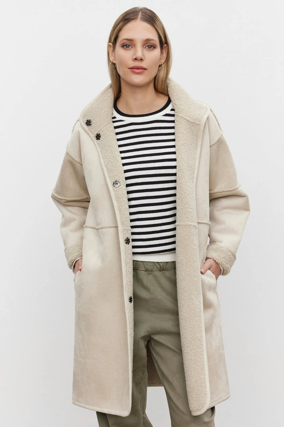 CARA LUXE SHERPA REVERSIBLE JACKET