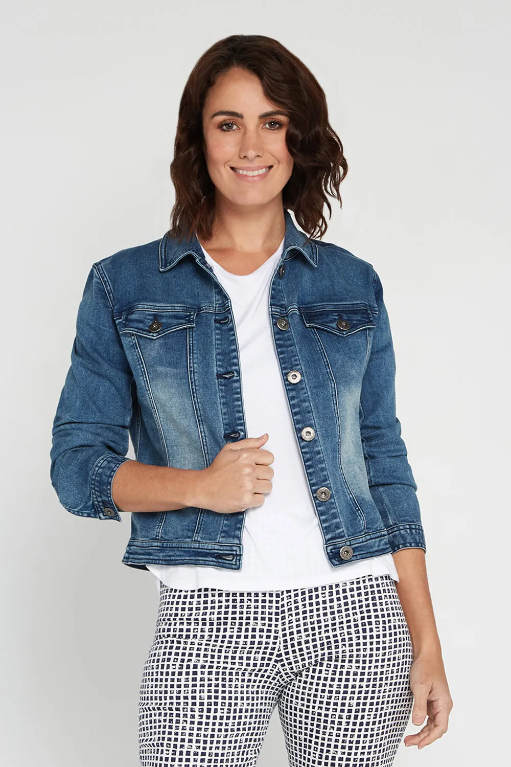 Carolyn Denim Jacket - Denim