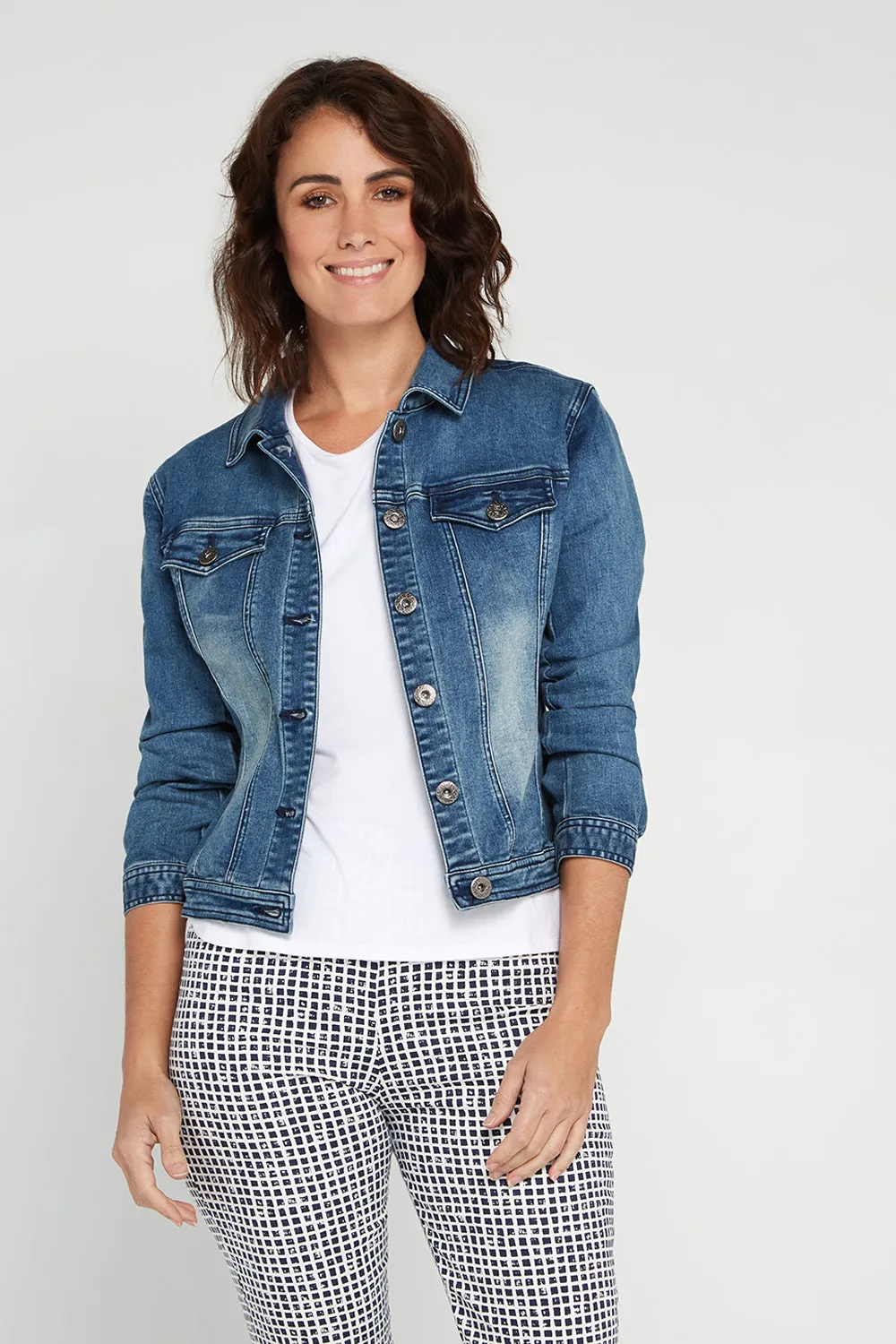 Carolyn Denim Jacket - Denim