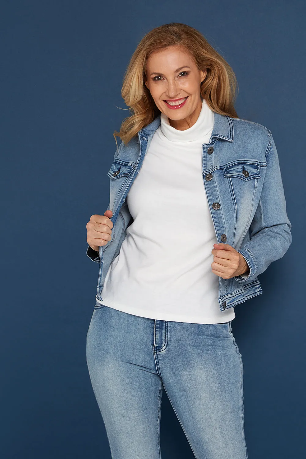 Carolyn Denim Jacket - Light Denim