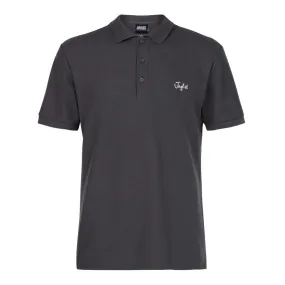 Charcoal Grey Jnglst Polo Shirt with White logo