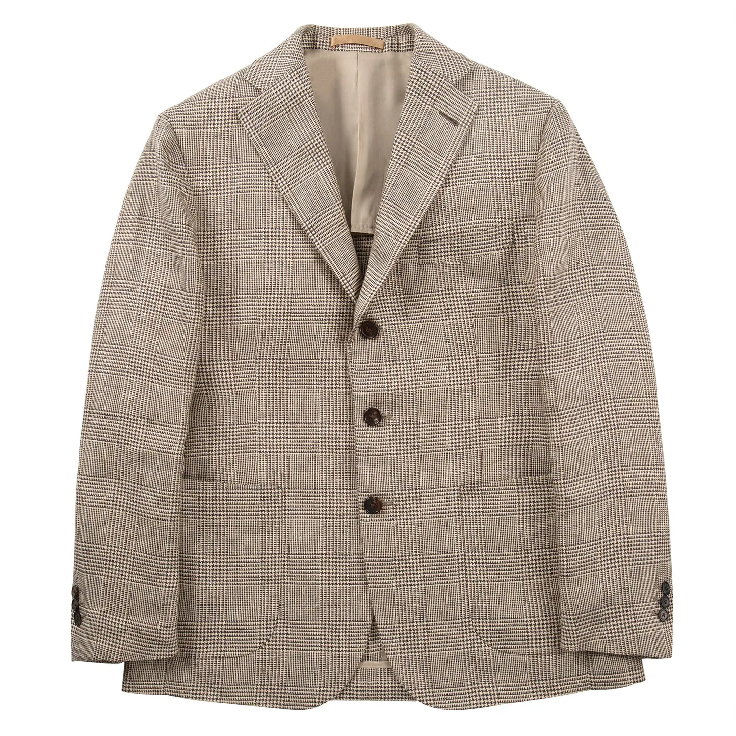 CHECK LINEN PRINCE OF WALES BLAZER - BAIRD McNUTT - 4 colors