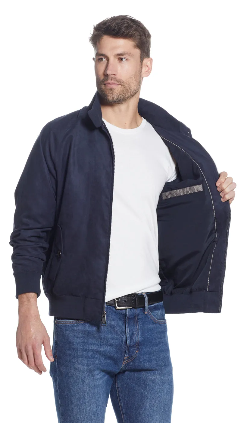 CLASSIC MICROSUEDE BARACUTA JACKET