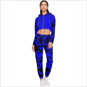 Code Clothing Cropped Zip Up Lounge Set - 5 colors