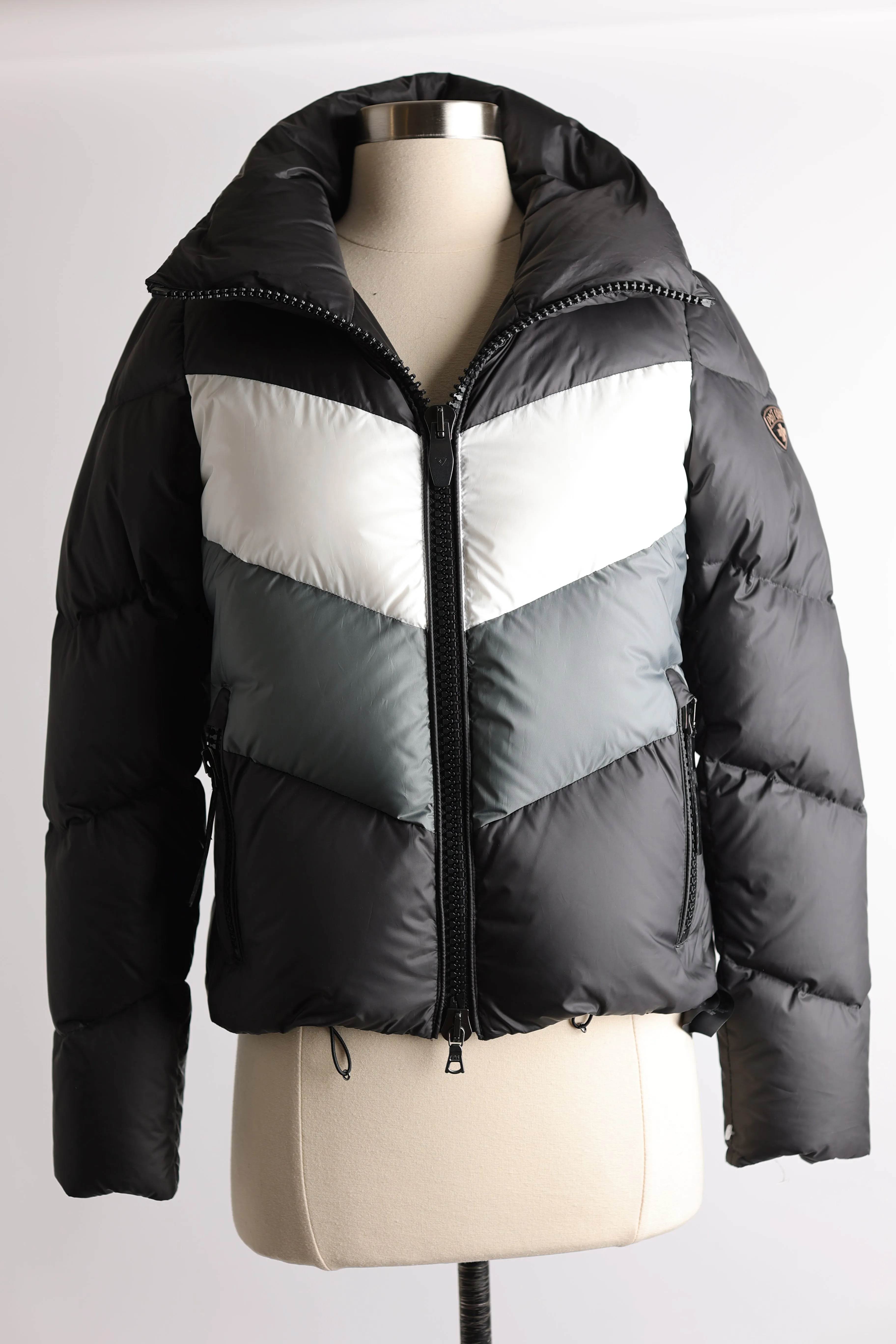 Color-Block Down Puffer Jacket