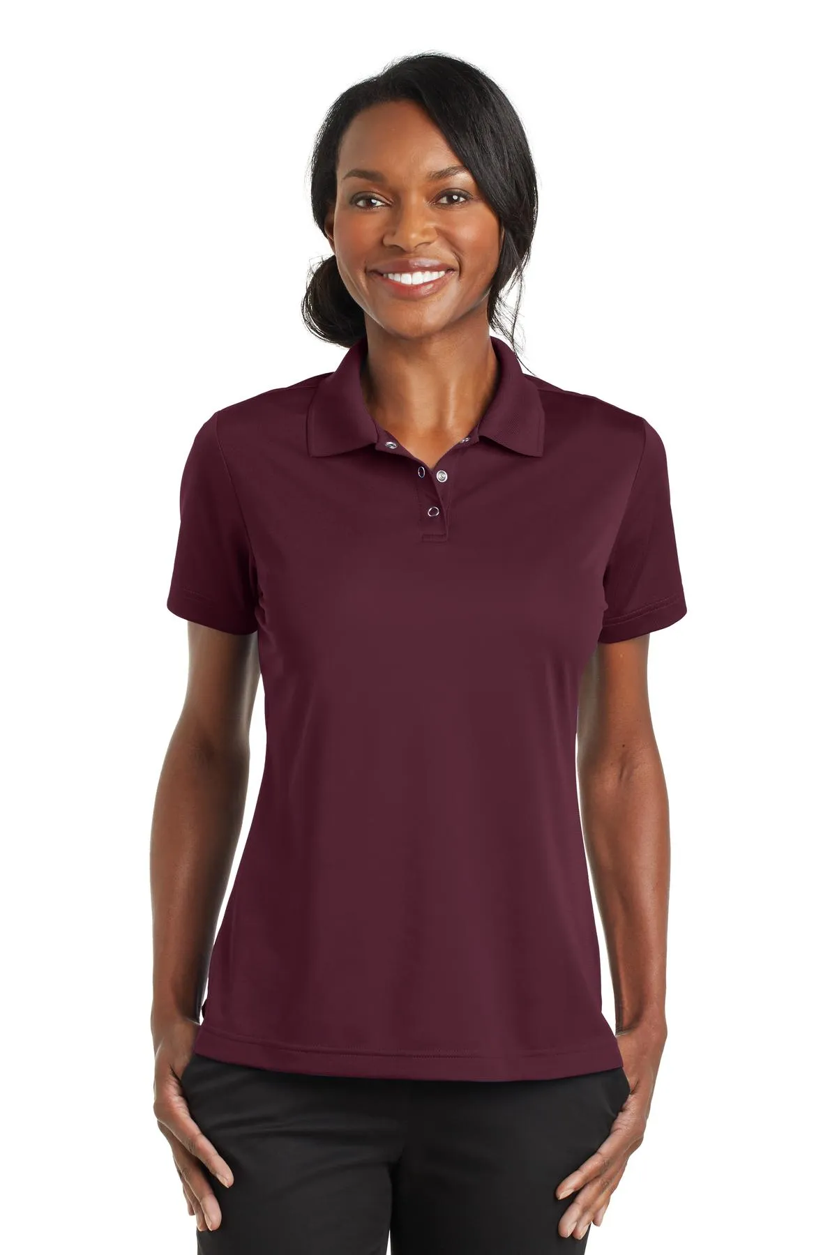 CornerStone® Ladies Micropique Gripper Polo. CS422