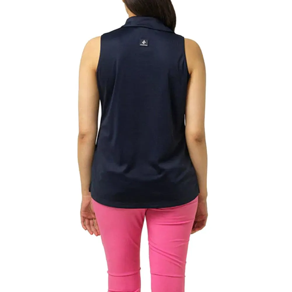 Cross Women's Primus Sleeveless Golf Polo - Navy