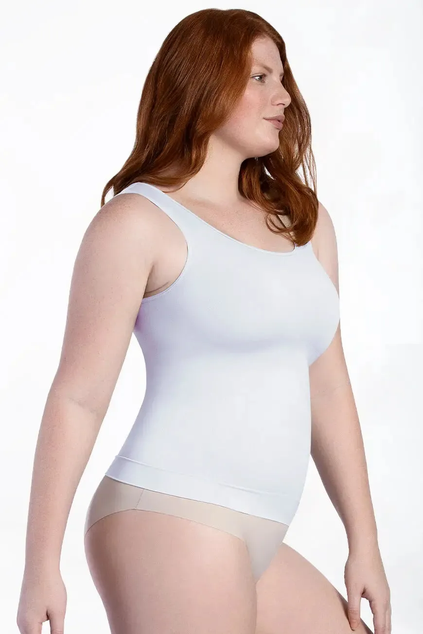 Curveez Essential Square Neck Shapewear Tank Top