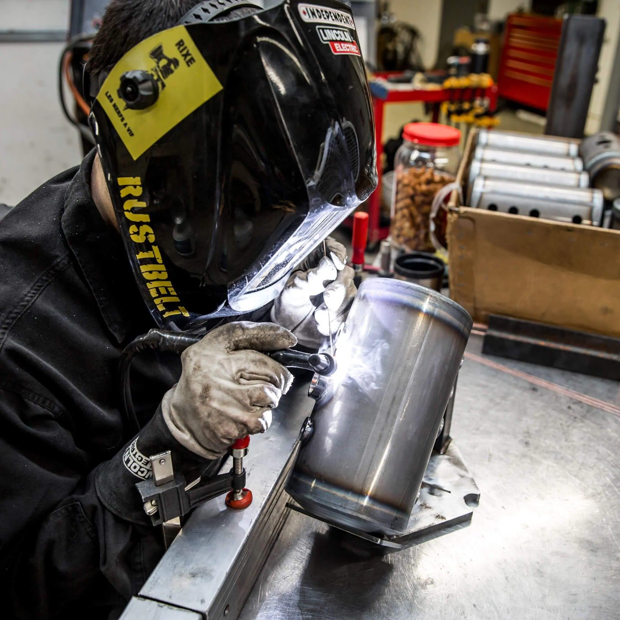 Dimpled Steel Motorcycle Oil Tank for Triumph Choppers