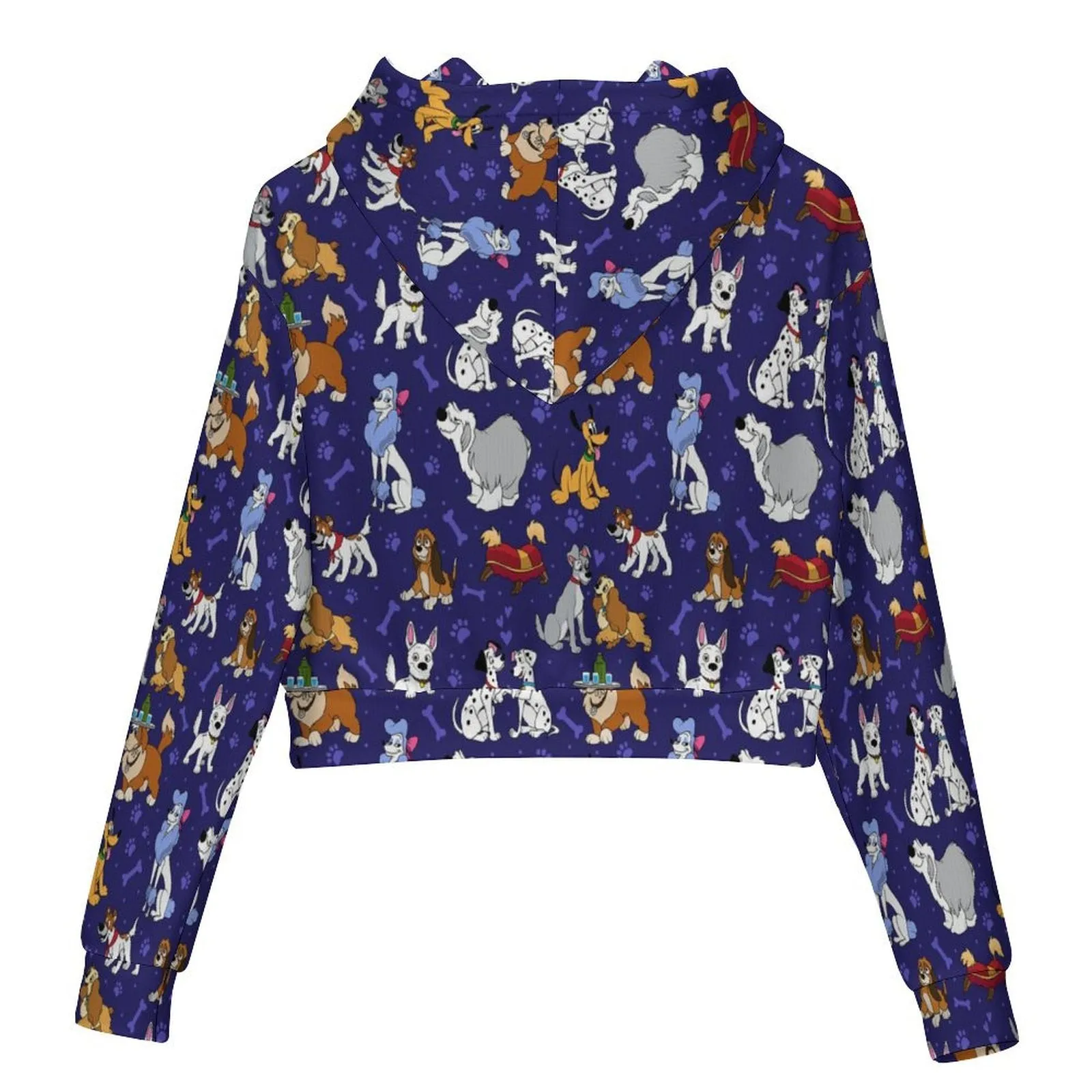 Dog Favorites Women's Cropped Hoodie