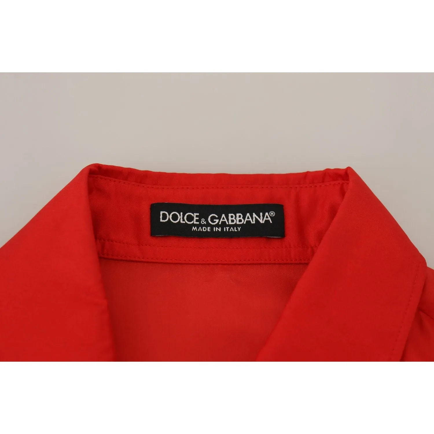 Dolce & Gabbana Elegant Silk Collared Long Sleeve Polo Top