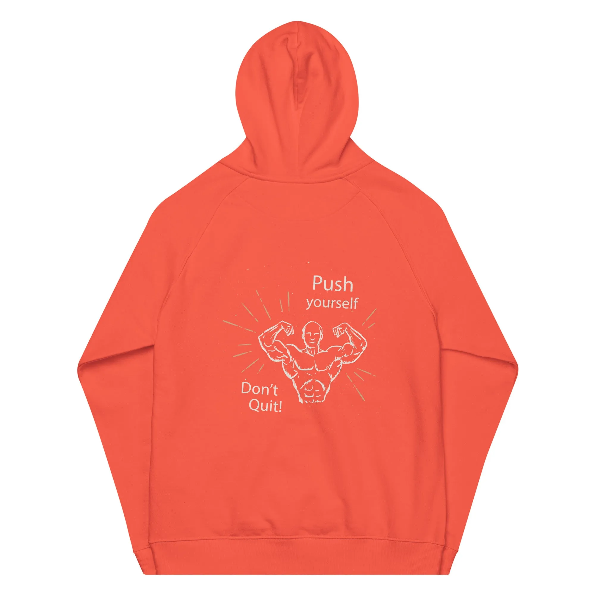 Don't Quit eco raglan hoodie