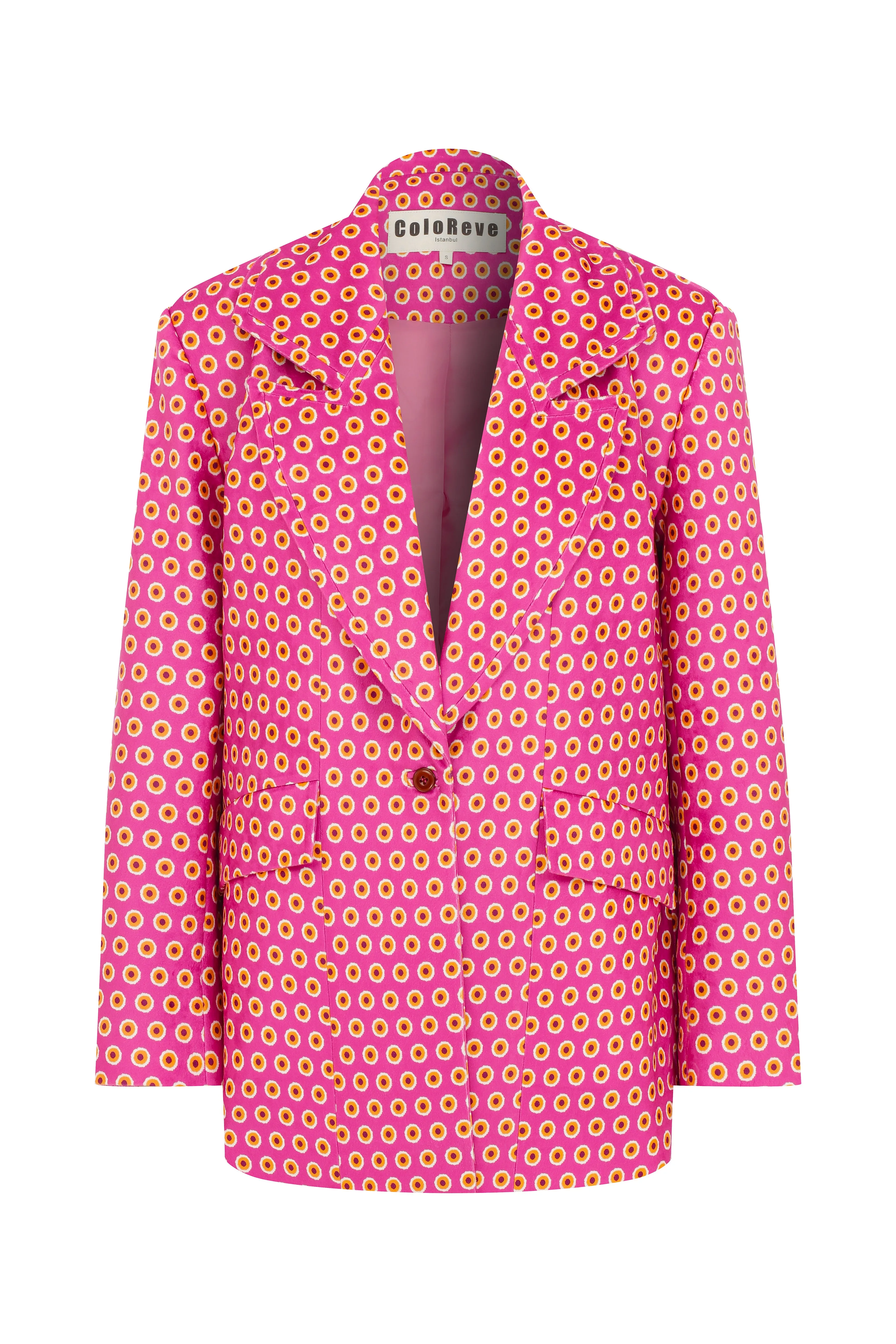 Dot Blazer Pink