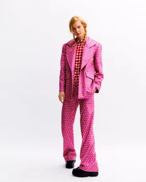 Dot Blazer Pink