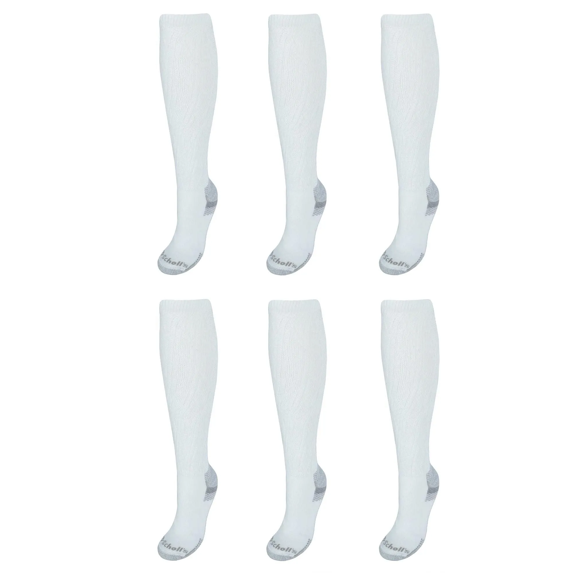 Dr. Scholl's Women's Blister Guard Advance Relief Knee Socks (Pack of 6)