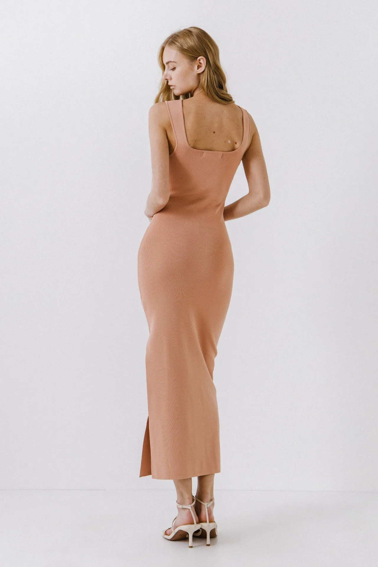 Endless Rose - Square Neck Maxi Dress