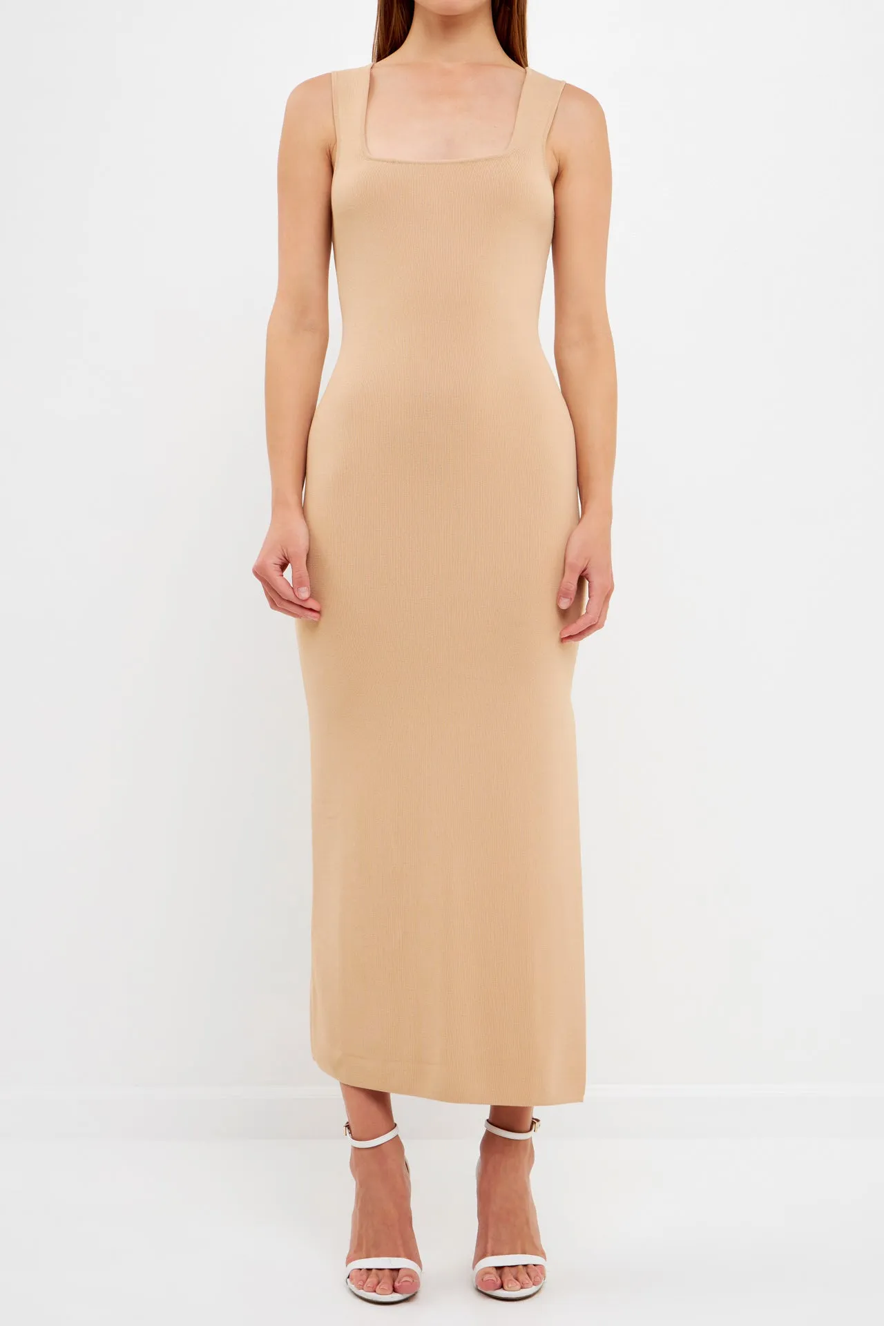 Endless Rose - Square Neck Maxi Dress