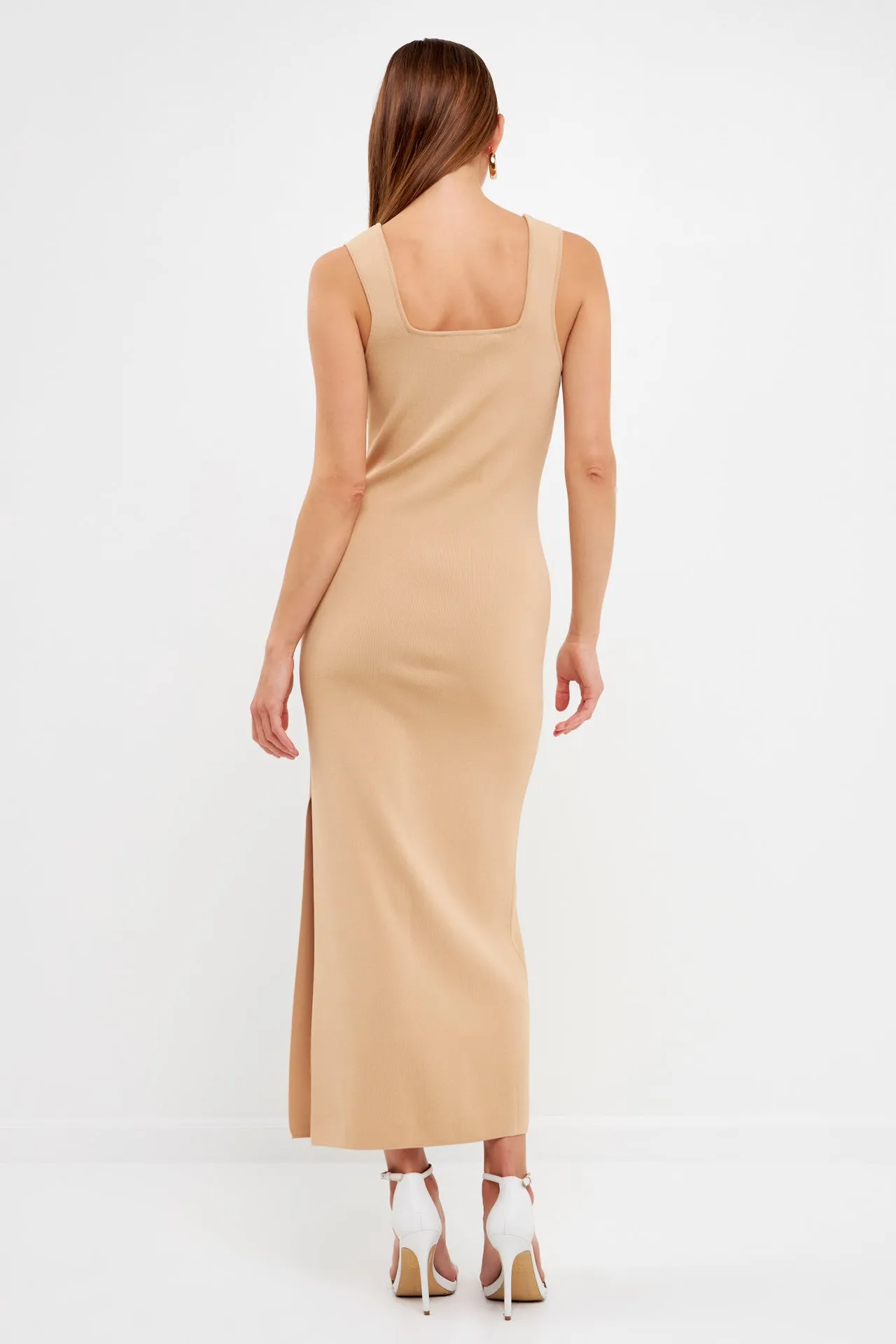 Endless Rose - Square Neck Maxi Dress