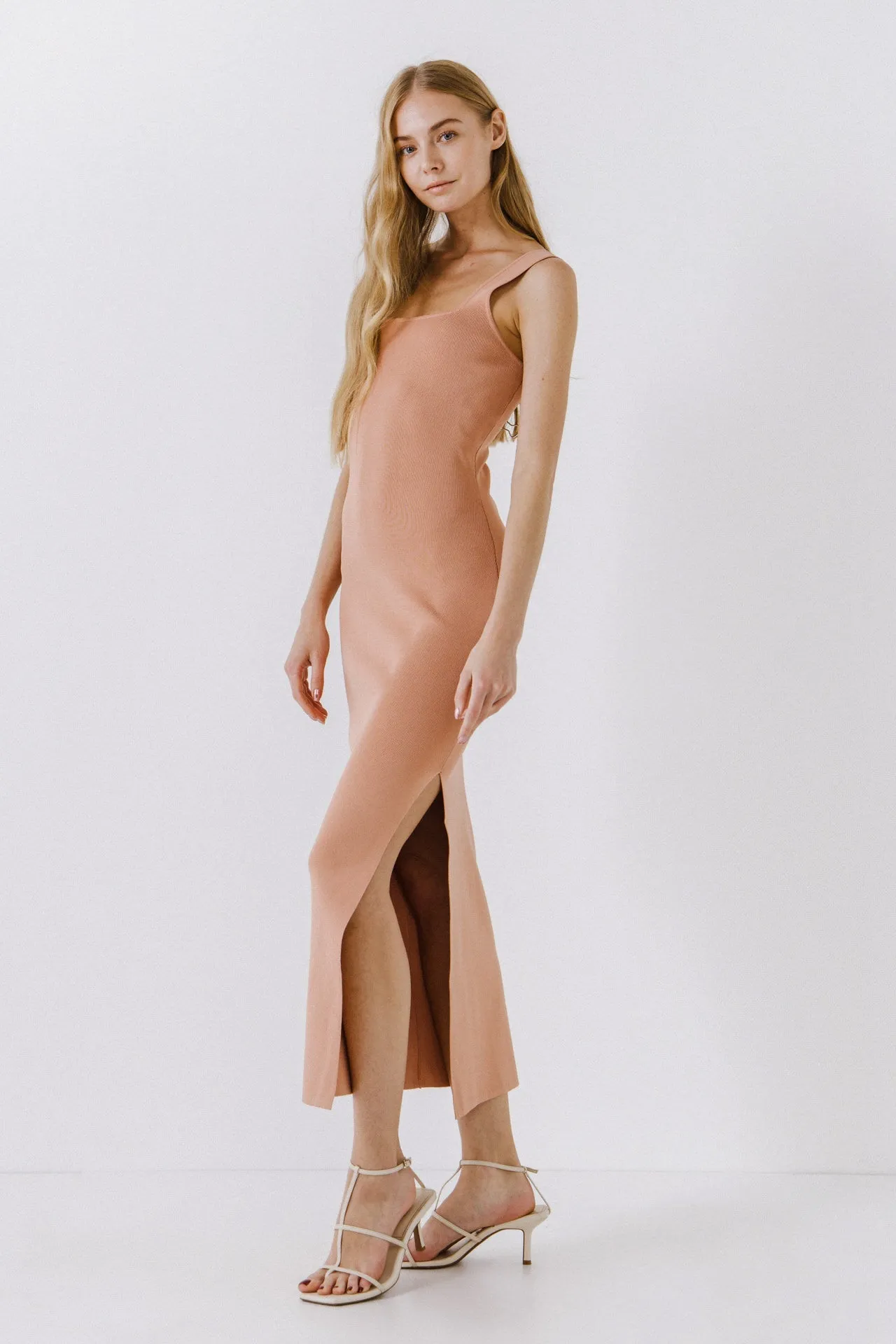 Endless Rose - Square Neck Maxi Dress