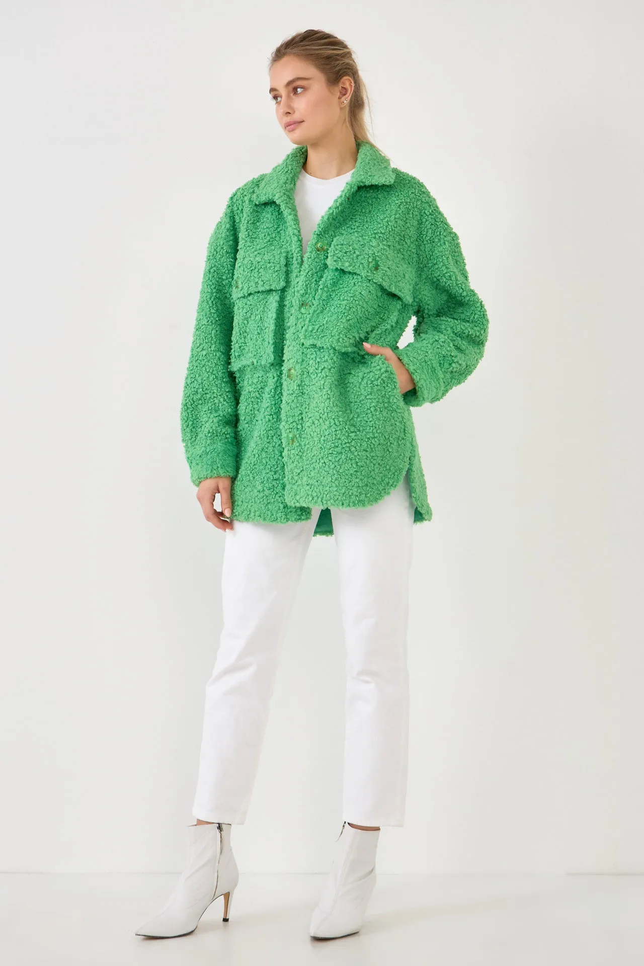 English Factory - Oversized Sherpa Jacket