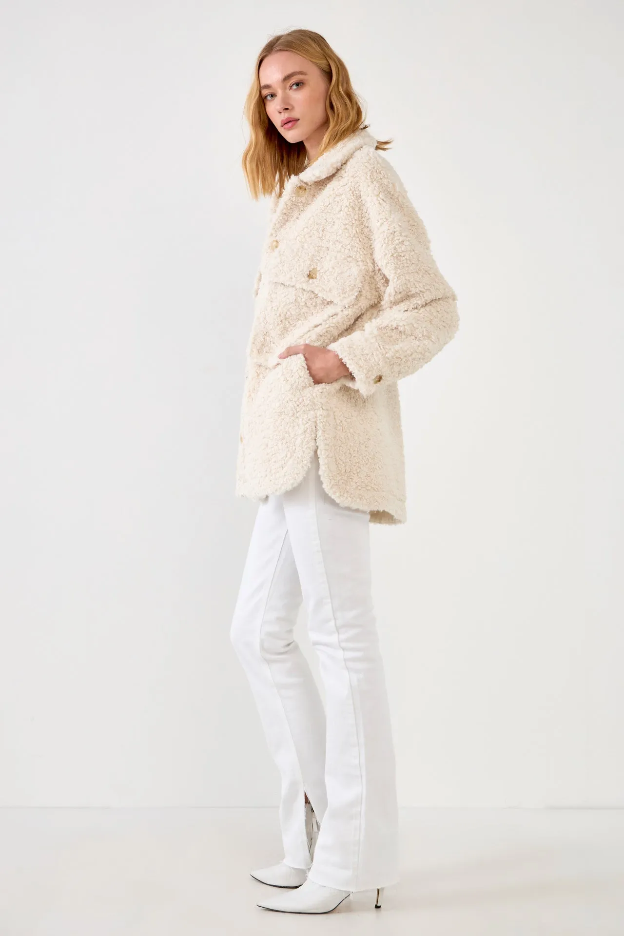 English Factory - Oversized Sherpa Jacket