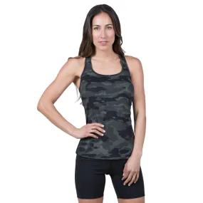 Essential Layering Tank - Olive Camo