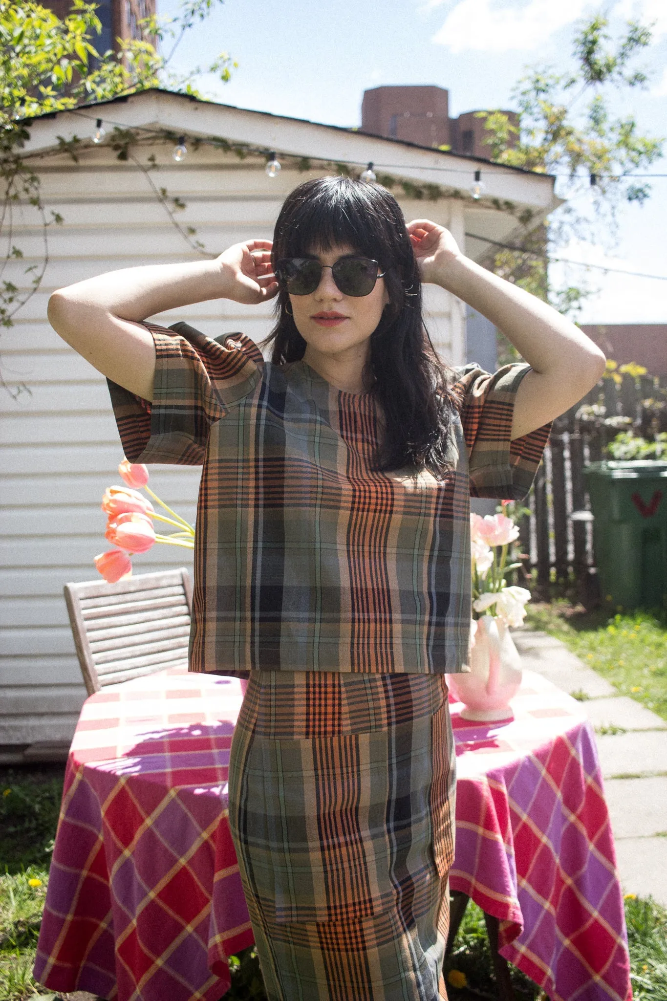 Eve Gravel Floyd Top - Tartan (Online Exclusive)