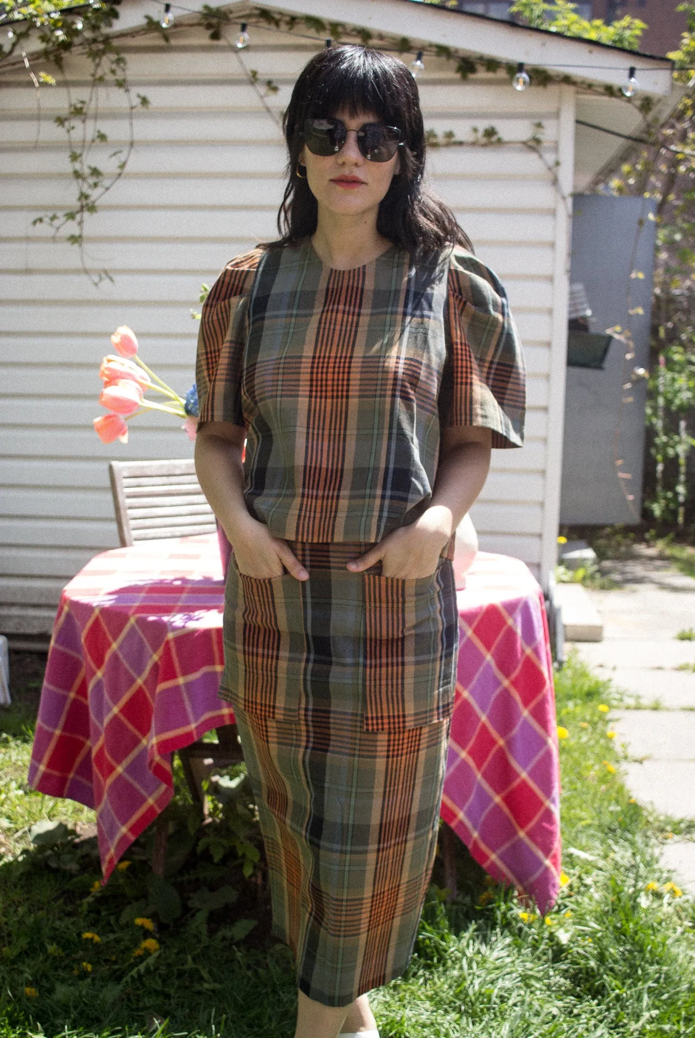 Eve Gravel Floyd Top - Tartan (Online Exclusive)