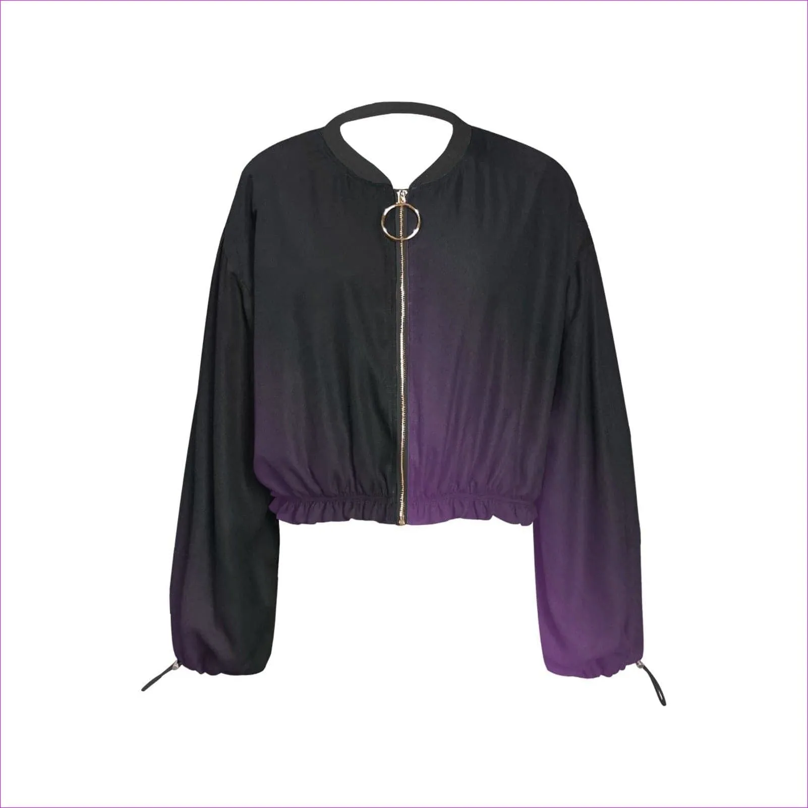 Fade Womens Chiffon Cropped Jacket 2 variations