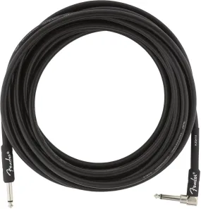 Fender Pro 18.6 Straight/Angled Instrument Cable Black