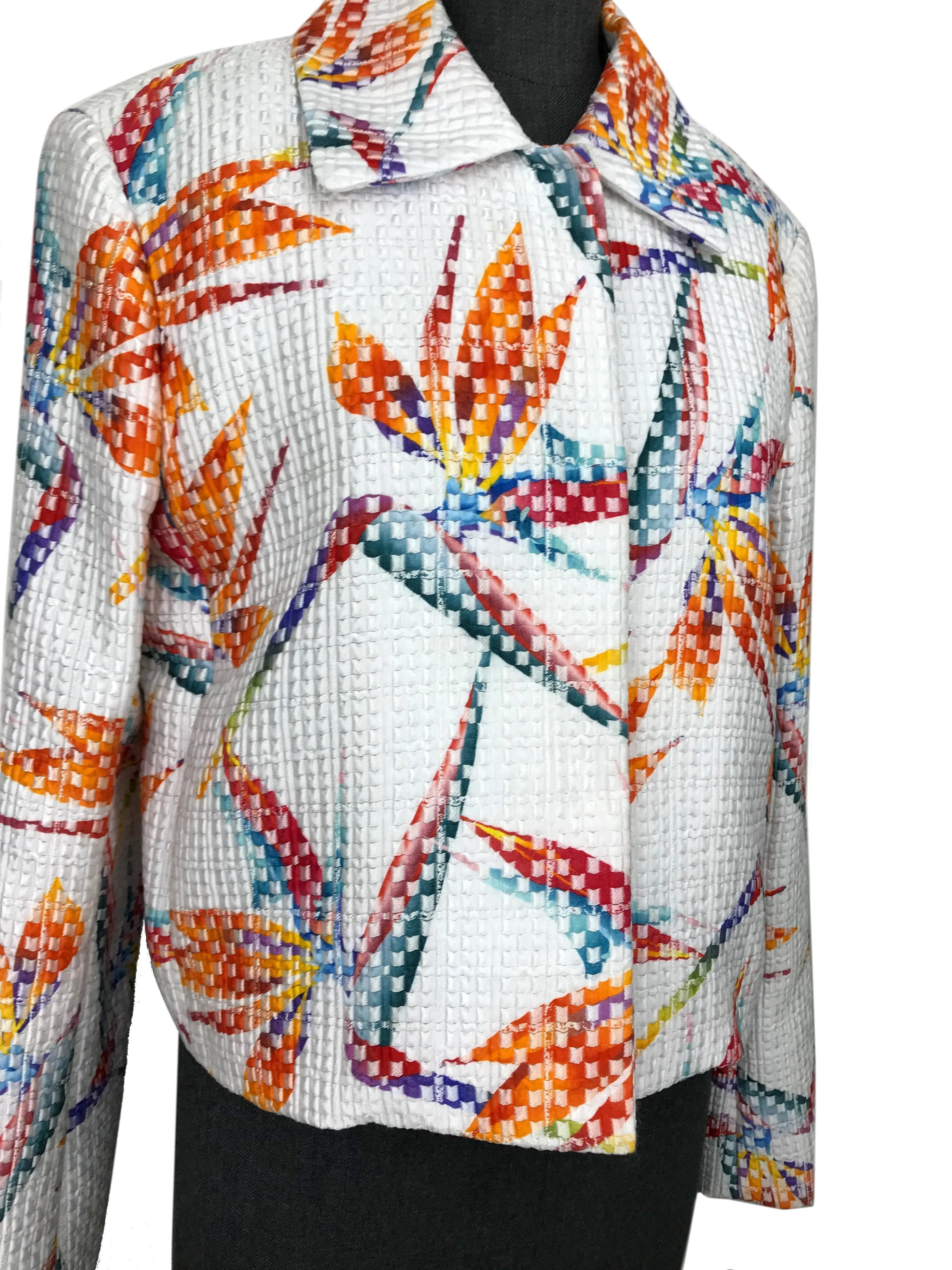 Fendi Birds of Paradise Printed Jacket Size L