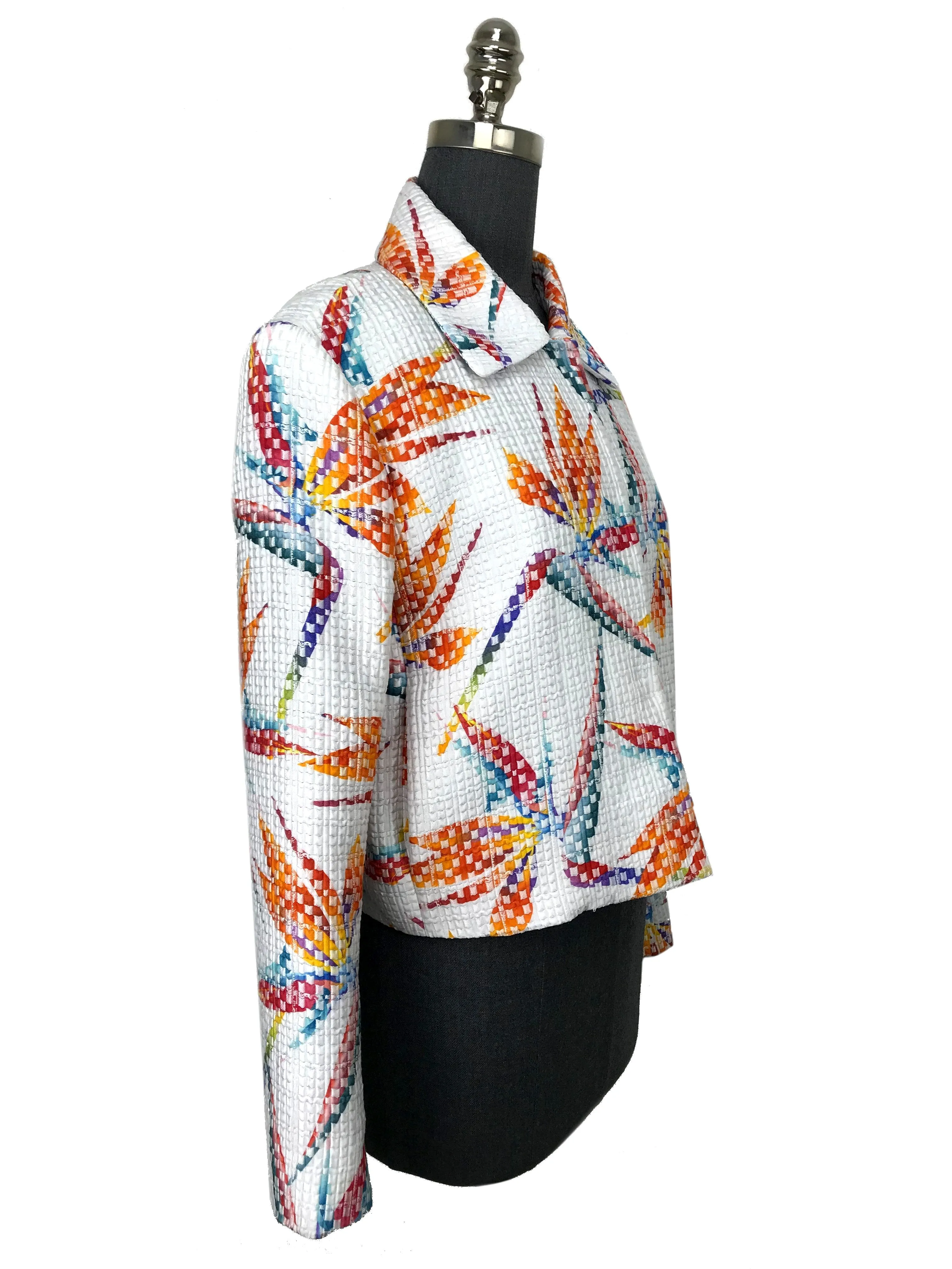 Fendi Birds of Paradise Printed Jacket Size L