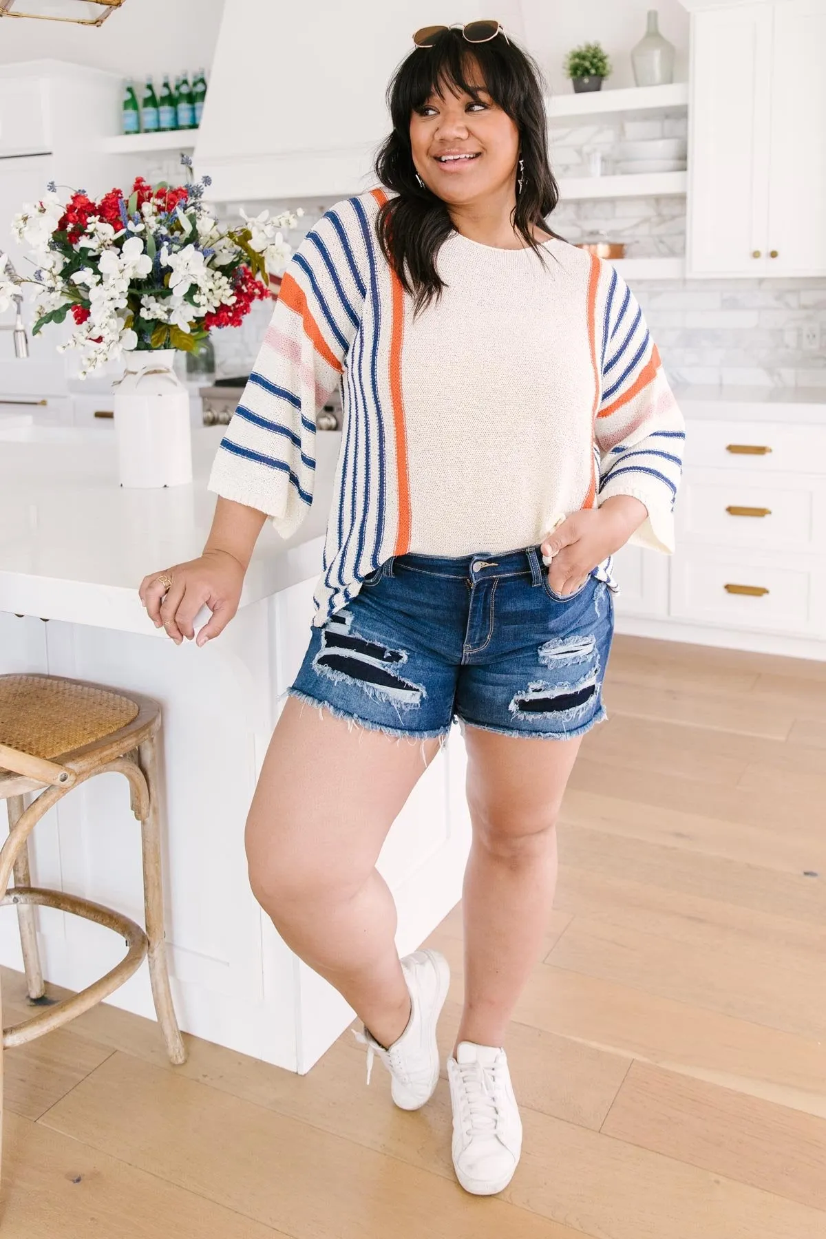 Festive Stripes Top