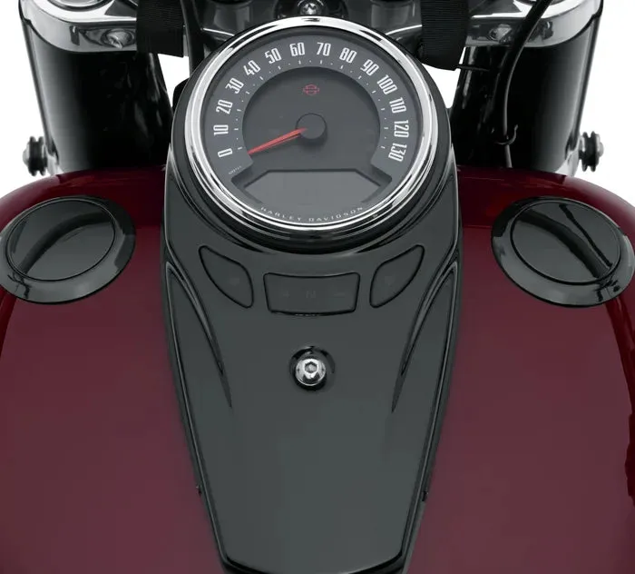 FLUSH MOUNT FUEL CAP - 18  SOFTAIL (BLACK)