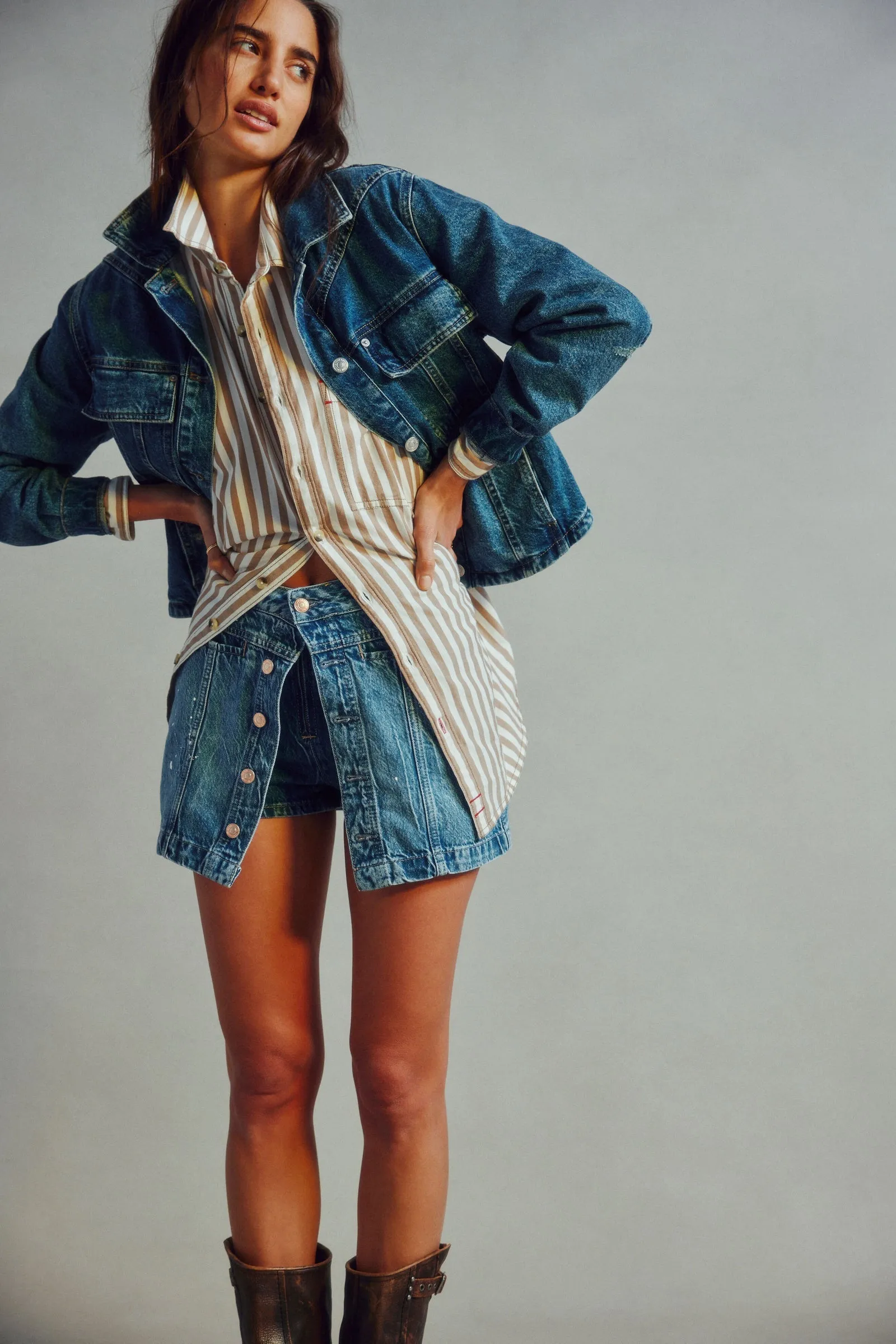 Free People Jade Denim Jacket