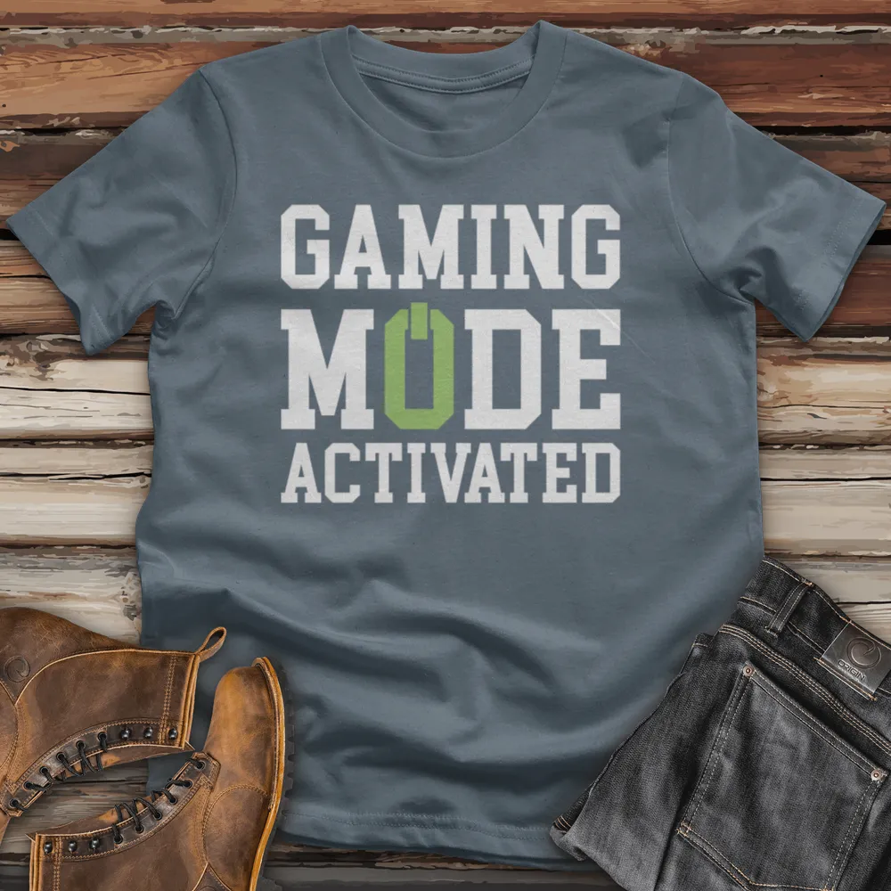 Gaming Mode Activated Cotton Tee