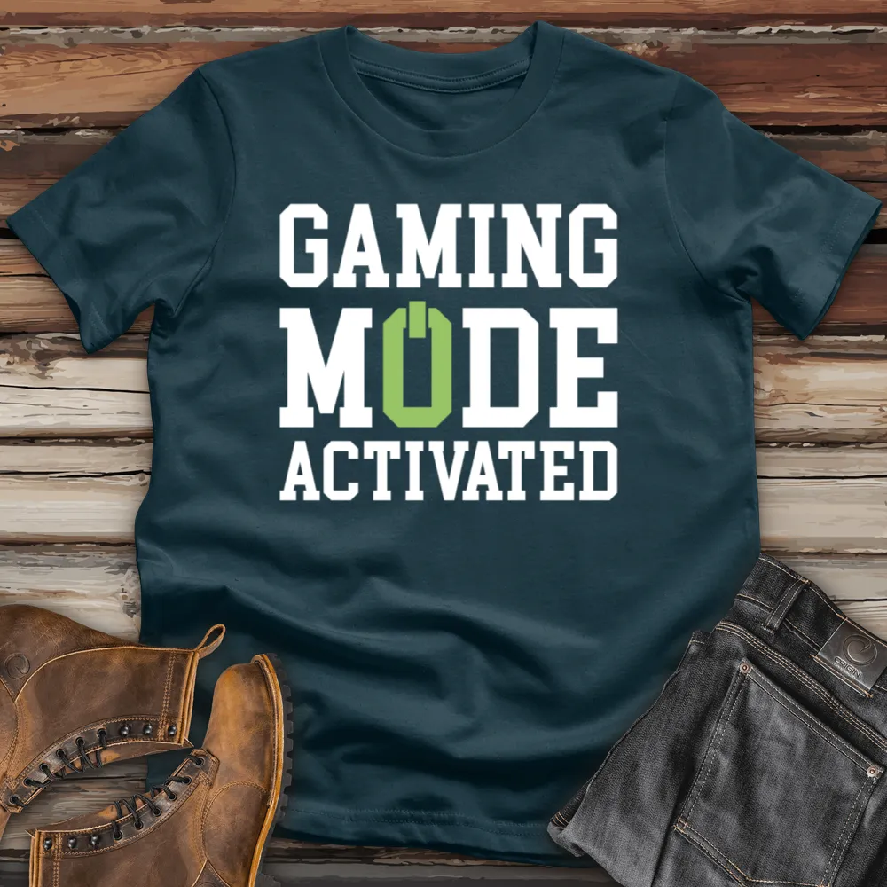 Gaming Mode Activated Cotton Tee