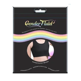 Gender Fluid Chest Binder Black - Medium