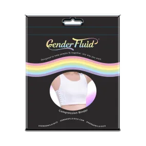 Gender Fluid Chest Binder White- 3XLarge