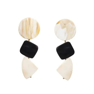 Geo Horn Earrings