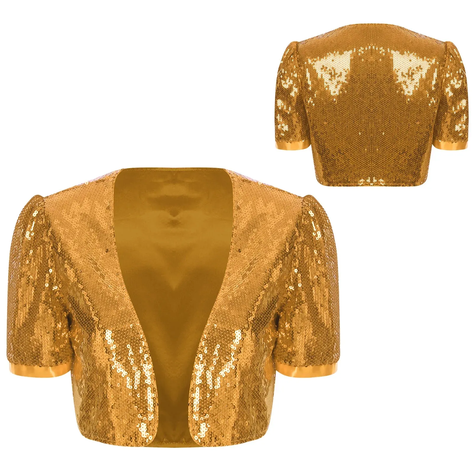 Glitzi- the 1930s Inspired Sequined Bolero Jacket