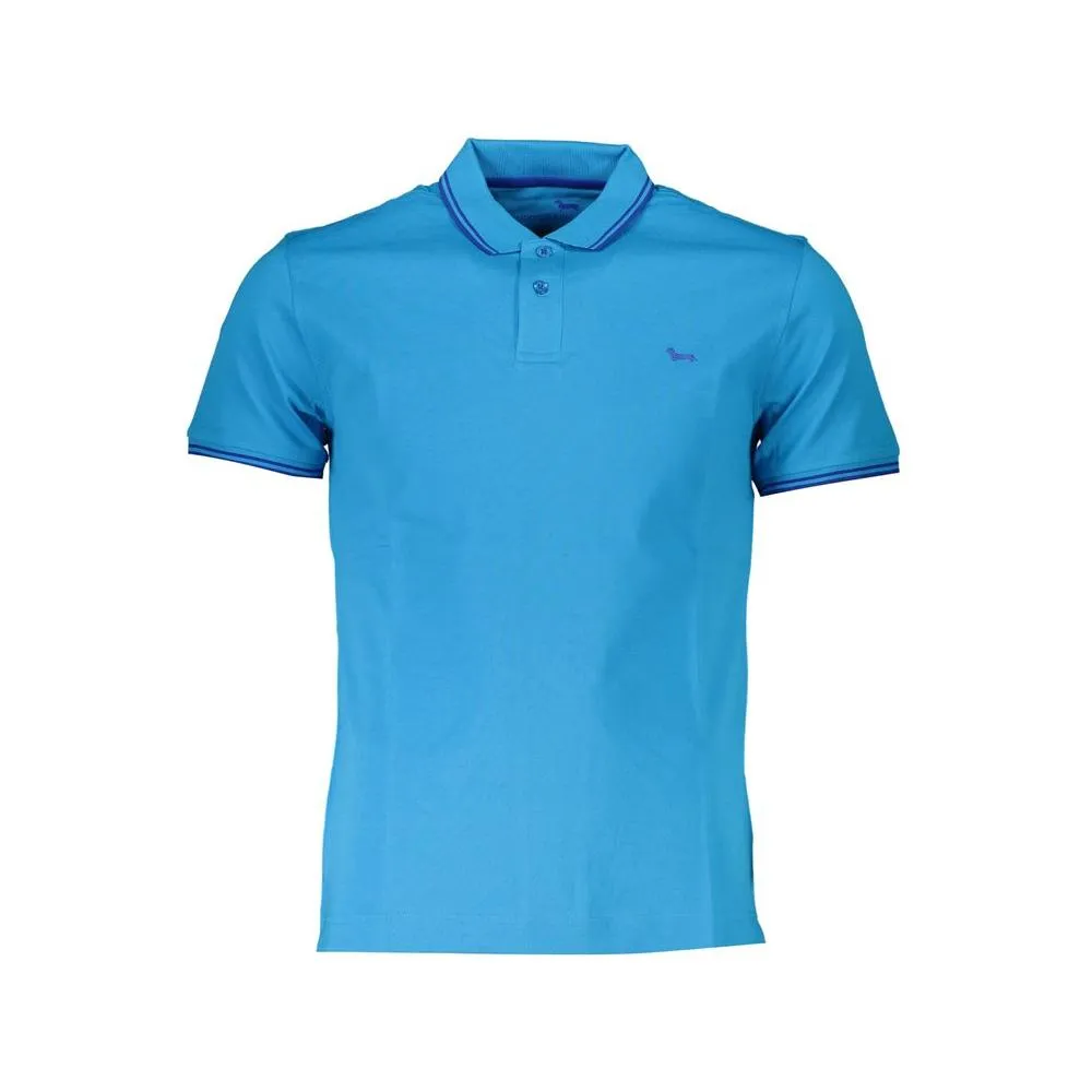 Harmont & Blaine Chic Light Blue Cotton Polo