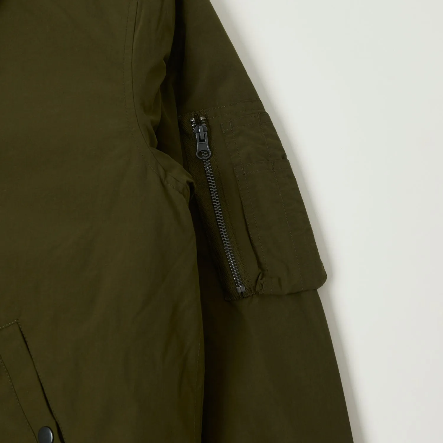 Hartford 'Doe' Woven Jacket - Dark Olive